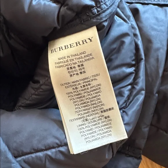 Burberry Black Puffer Coat - Picture 7 of 8
